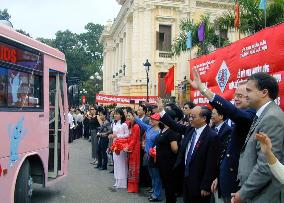 Vietnam launches 'condom buses' to mark World AIDS Day
